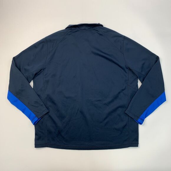 Nike Sweatshirt Mens 2XL XXL Windsor Blue Therma Fit Fleece Warm Up Training - Picture 8 of 10